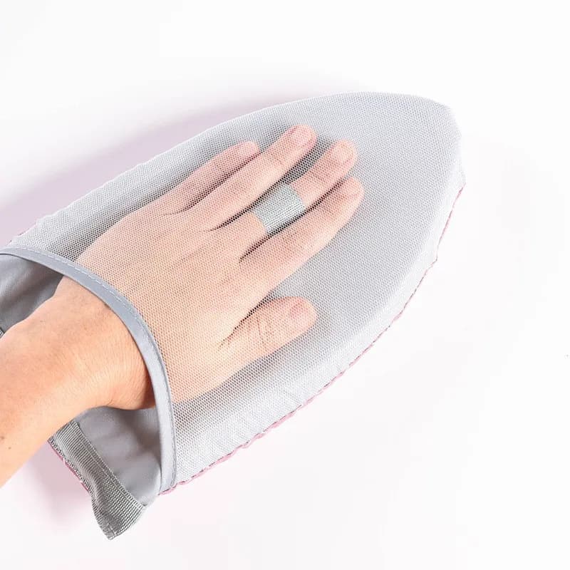 Tavolo da stiro lavabile Mini guanti antiscottatura Copertura per cuscinetto in ferro Vassoio da stiro portatile isolato Copertura antimacchia resistente al calore