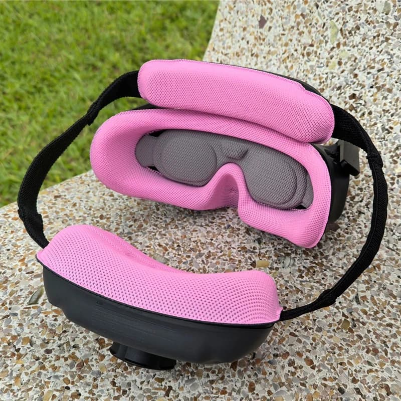 Per DJI Goggles 3 Copertura per il viso Cuscino per la testa Tampone in spugna Antipolvere Sostituisci maschera Occhiali Tappo protettivo per gli occhi Avata 2 Accessori per droni