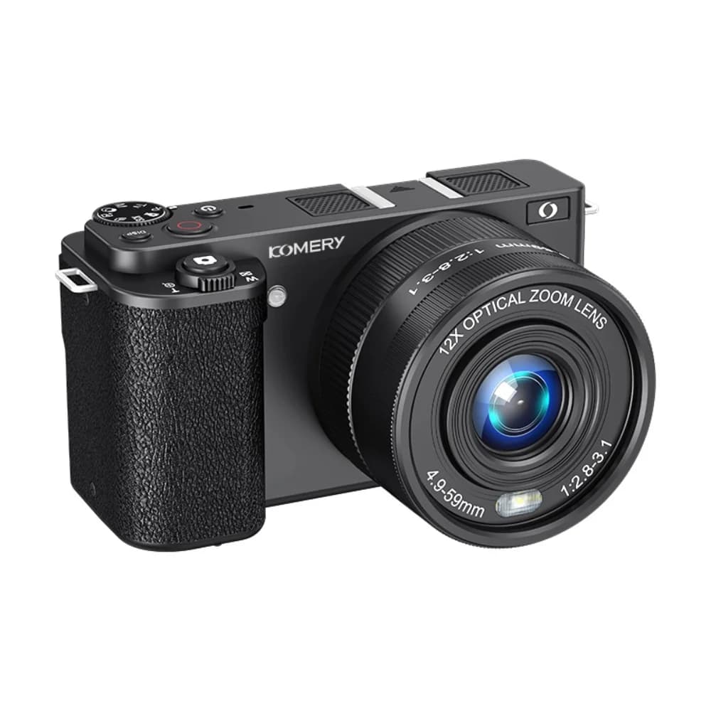 12X Optical Zoom 4K 64MP Digital Selfie Camera Flip Screen Vlog Camcorder Video Recorder photographic Camera Livestream Webcam