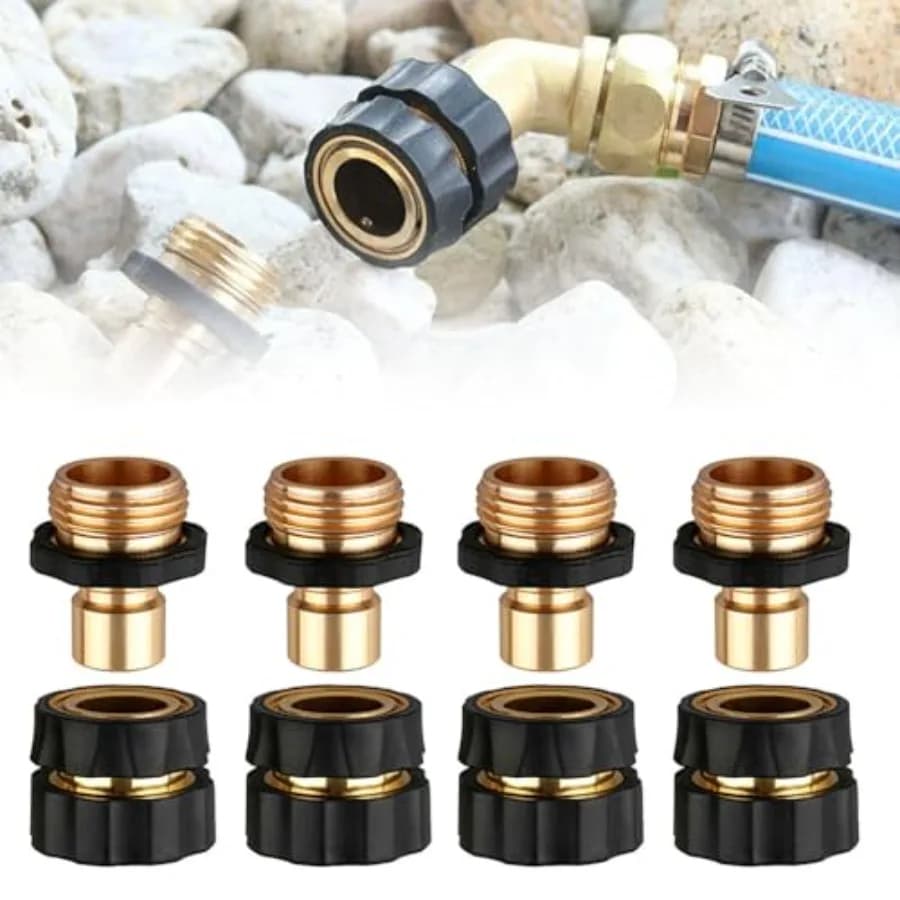 Connettori rapidi per tubo da giardino 2026 Nuovo adattatore per tubo dell'acqua resistente 3/4 pollici Connettore universale per tubo per Insta