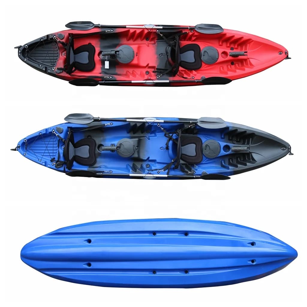 Vicking Factory Quality Assurance Fishing Kayak, Plastic 2 Person Kayaking Paddle Touring Canoe/kayak