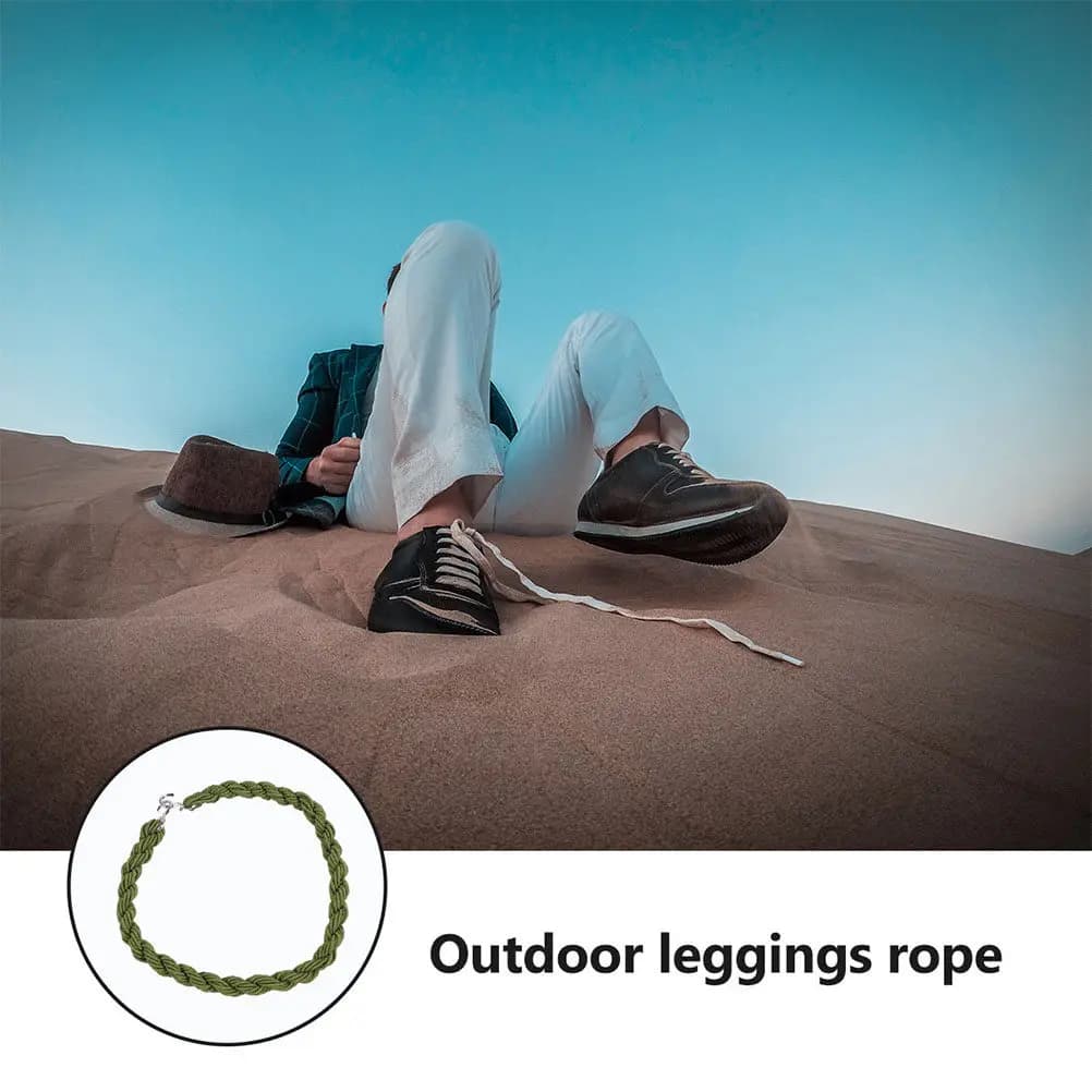 4 Pezzi Cinghie Elastiche per Stivali e Pantaloni, Corde per Legare le Gambe, Accessori per Campeggio e Ciclismo, Perfetti per Escursionismo e Equitazione