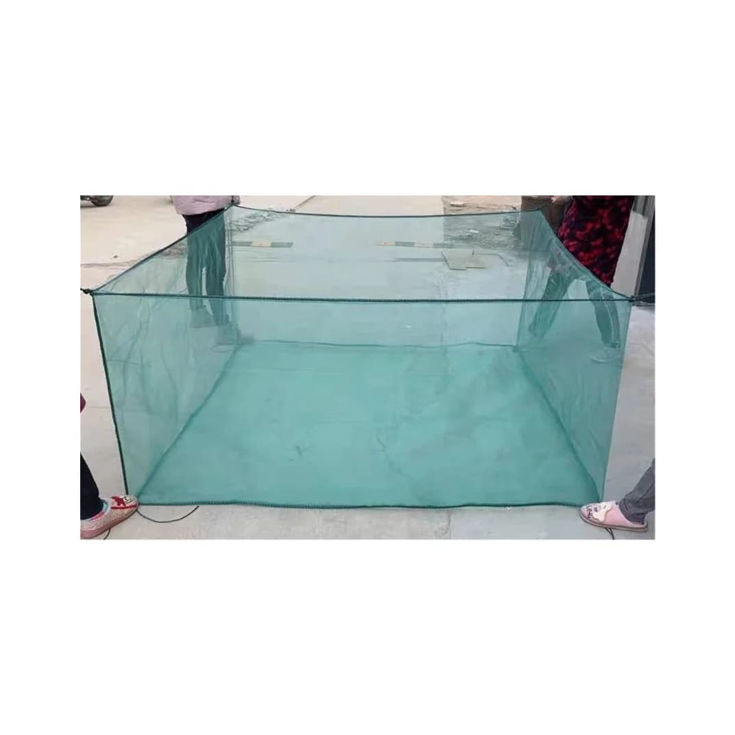 Gabbie per Pesci 4x4x4m, Contenitori per Acquacoltura, Reti da Pesca Hapa