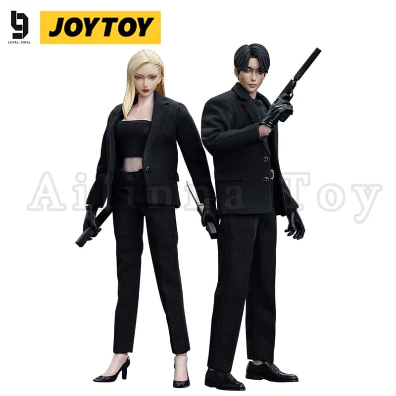 JOYTOY Level Nine 1/12 Action Figure Frontline Chaos Vermouth Bourbon Anime modello militare