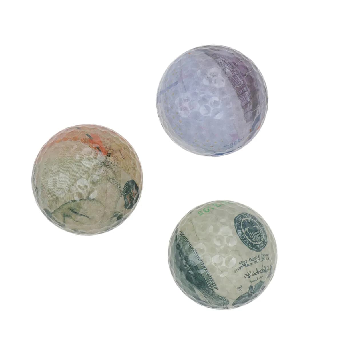 3 Palline da Golf per Allenamento, Leggere, a 2 Strati, in Materiale Premium, per Principianti, per Colpi a Lunga Distanza, Riscaldamento, Esercizi di Tennis