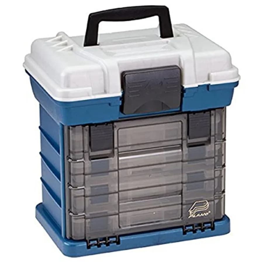 4 shelves system, Equipment Box Size 3650, Premium Container for Fishing Equipment