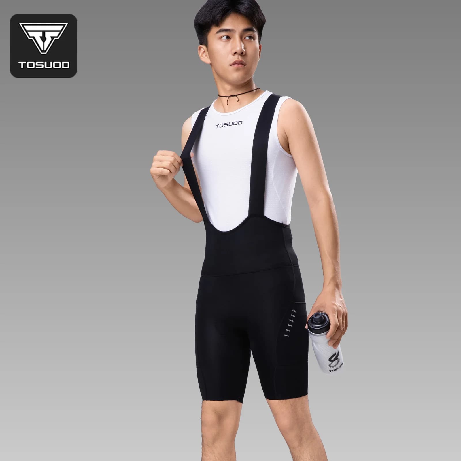 TOSUOD Cycling Shorts for Men, Padded and Elastic, Multicolored, for MTB and Road Bikes, Sports Clothing