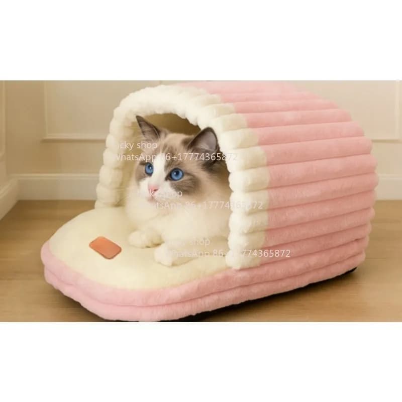 Pet Nest Thickened Warm Bottom Non-slip Machine Washable Small Dog Cat Sleeping Bag