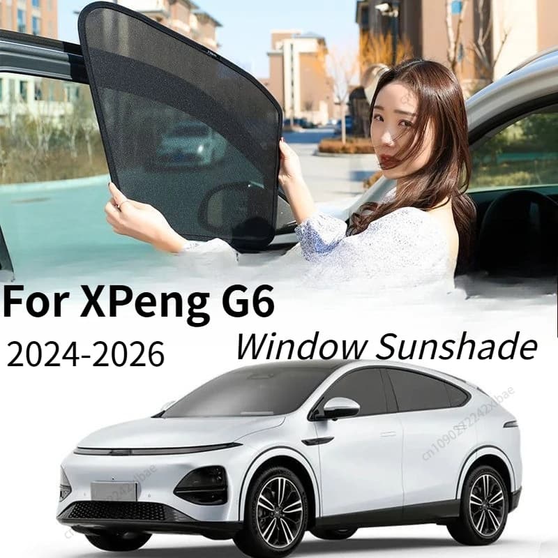 Parasole Magnetico su Misura per XPeng G6 2024-2026, Protezione Solare e Isolamento Termico, Tenda Parasole a Rete per Parabrezza