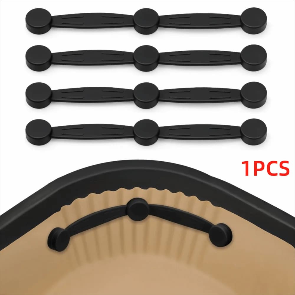 1 Silicone Magnetic Buckle for Air Fryer, Heat Resistant, Reusable, Oven Card Holders, Card Gasket Protectors