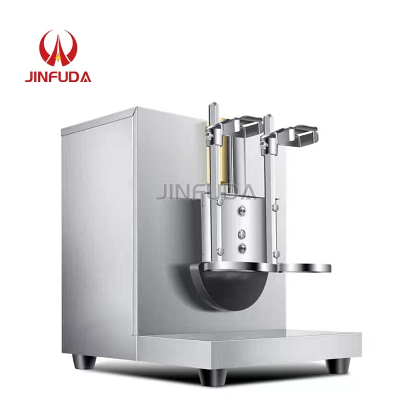 Shaker elettrico per frullato, doppia bottiglia, macchina per cocktail automatica con shaker in acciaio inossidabile da 500 ml/700 ml