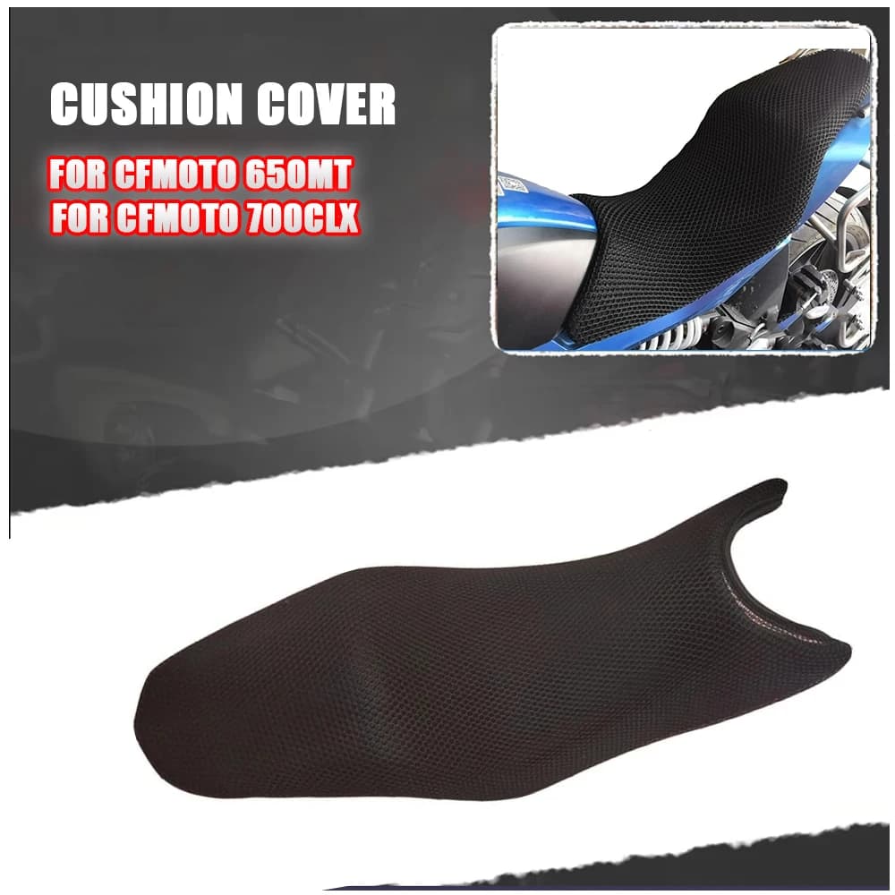 Fodera per cuscino del sedile del motociclo per CFMOTO CF 650MT 650 MT CLX700 3D Accessori per fodere per cuscini del sedile in rete traspirante impermeabile
