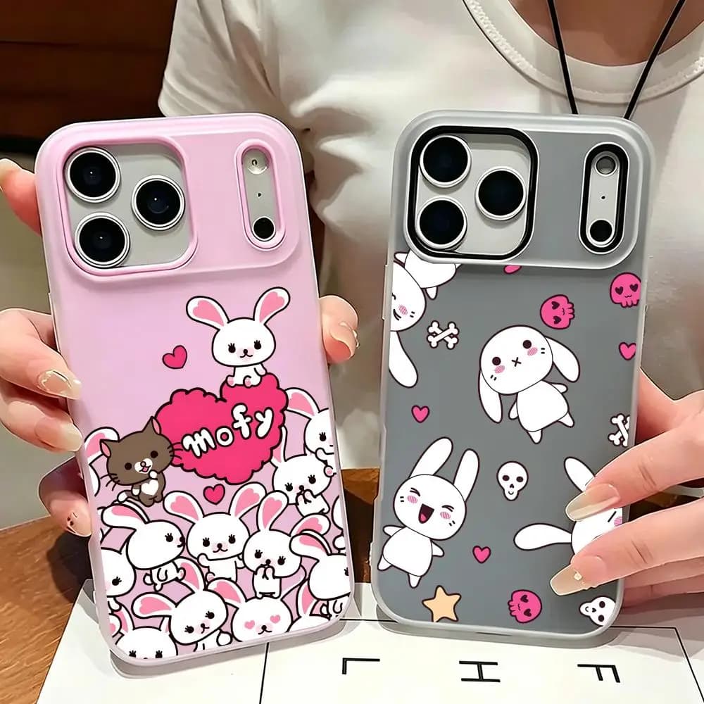 M-MofyS Phone Case Elly 2-in-1 Dual Layer Shockproof Case for iPhone17 /16 /15 /14/13/12