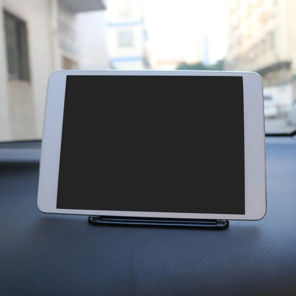 Supporto universale girevole per telefono da auto, staffa per navigatore, supporto per cruscotto, supporto in silicone e ferro antiscivolo