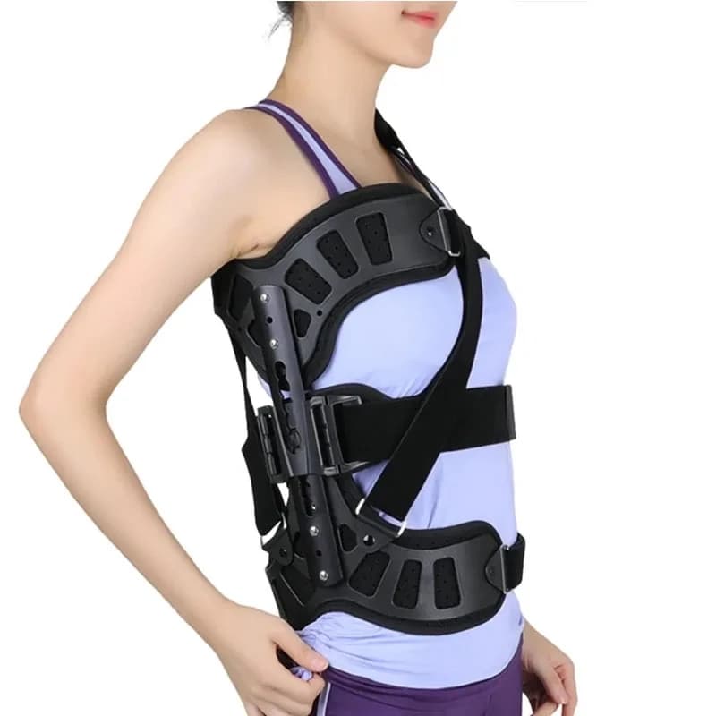 1Set scoliosi Brace Posture Corrector Treatment ortesi ausiliaria spinale regolabile per il recupero postoperatorio della schiena adulti