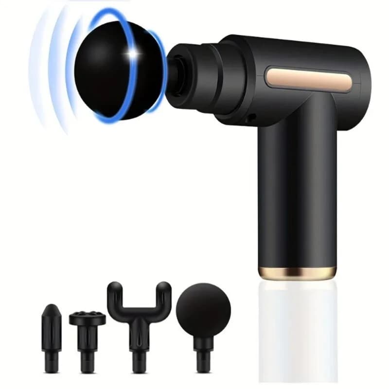 Multifunctional Portable Electric Massage Gun - Vibrant Tool for Muscle Relaxation and Sport Recovery