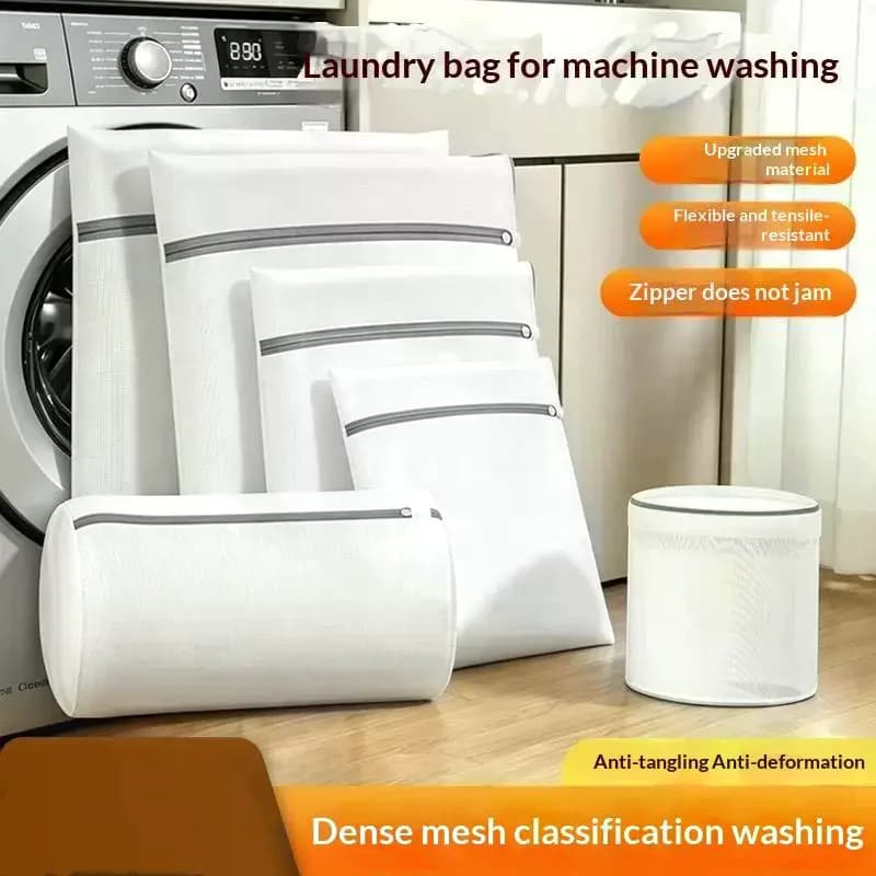 6Pcs Large Mesh Bra Washing Clothes Net Bag Laundry Bags Printing Fine Mesh Clothing Care Wash Bag Set Clean