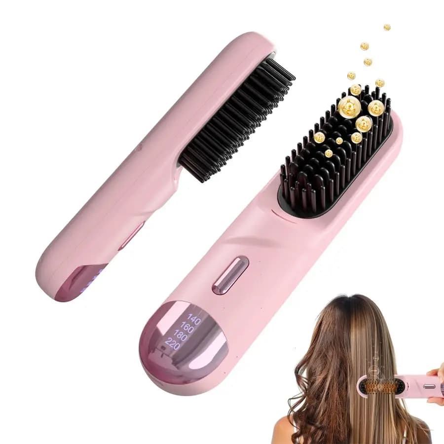 Brush Smooth Brush Pro 2026 with 300M Negative Ions, Straight Pet Wireless Laptop for Women, Quick Heating 4 T