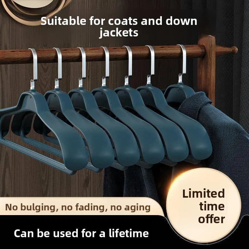 Large plastic coat hangers for duvets, non-slip, for drying and conservation, design without leaving marks, for domestic use, with wide corner for shoulders