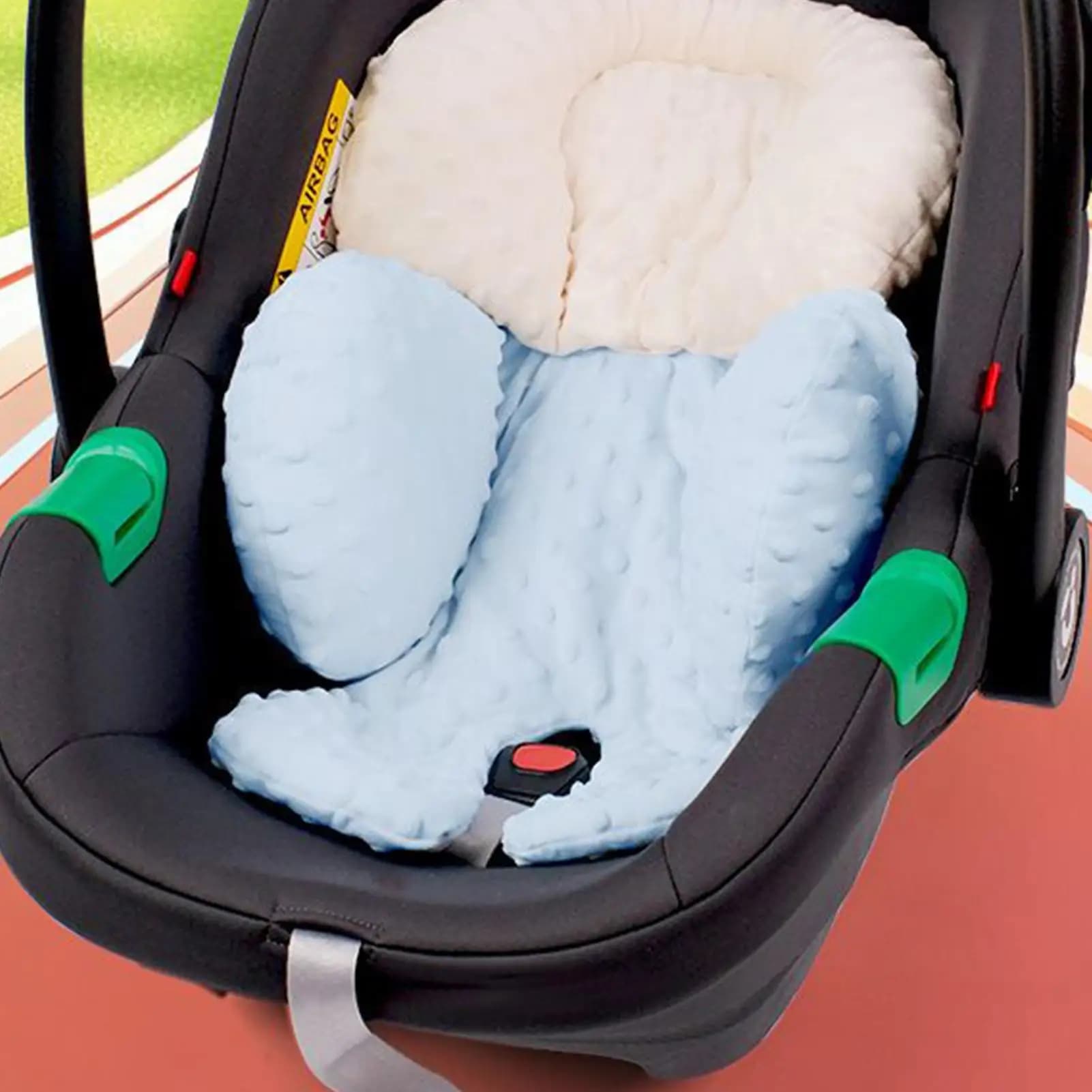 Inserto per seggiolino auto per bambini Protezione per dormire Inserto per seggiolino auto per bambini Supporto per la testa del seggiolino auto per neonate Per passeggino Altalena Buttafuori