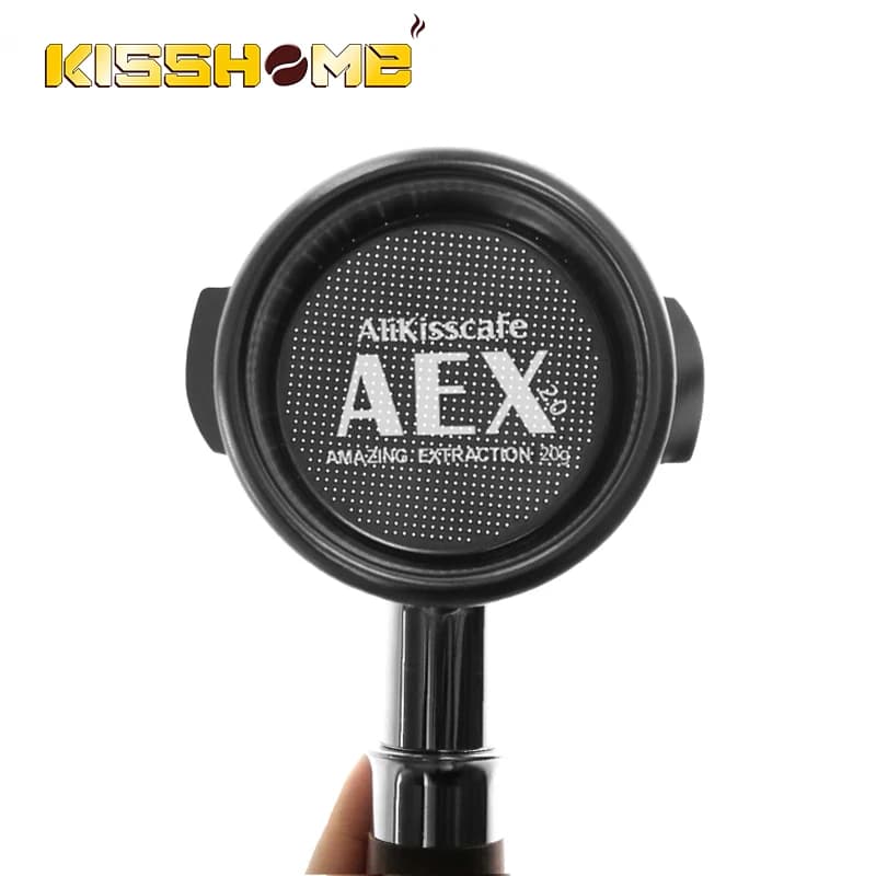 AliKisscafe Coffee Portafilter senza fondo Naked 58mm per E61 cestello filtro in acciaio inossidabile Barista Espresso accessori per macchine