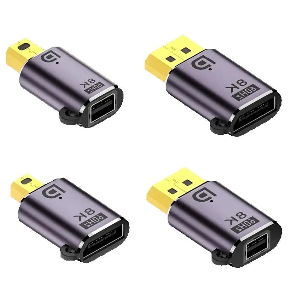 Convertitore adattatore Mini DP a Displayport 1.4 5K 8K 4K DP bidirezionale a Mini DP maschio a femmina prolunga cavo per MacBook Pro