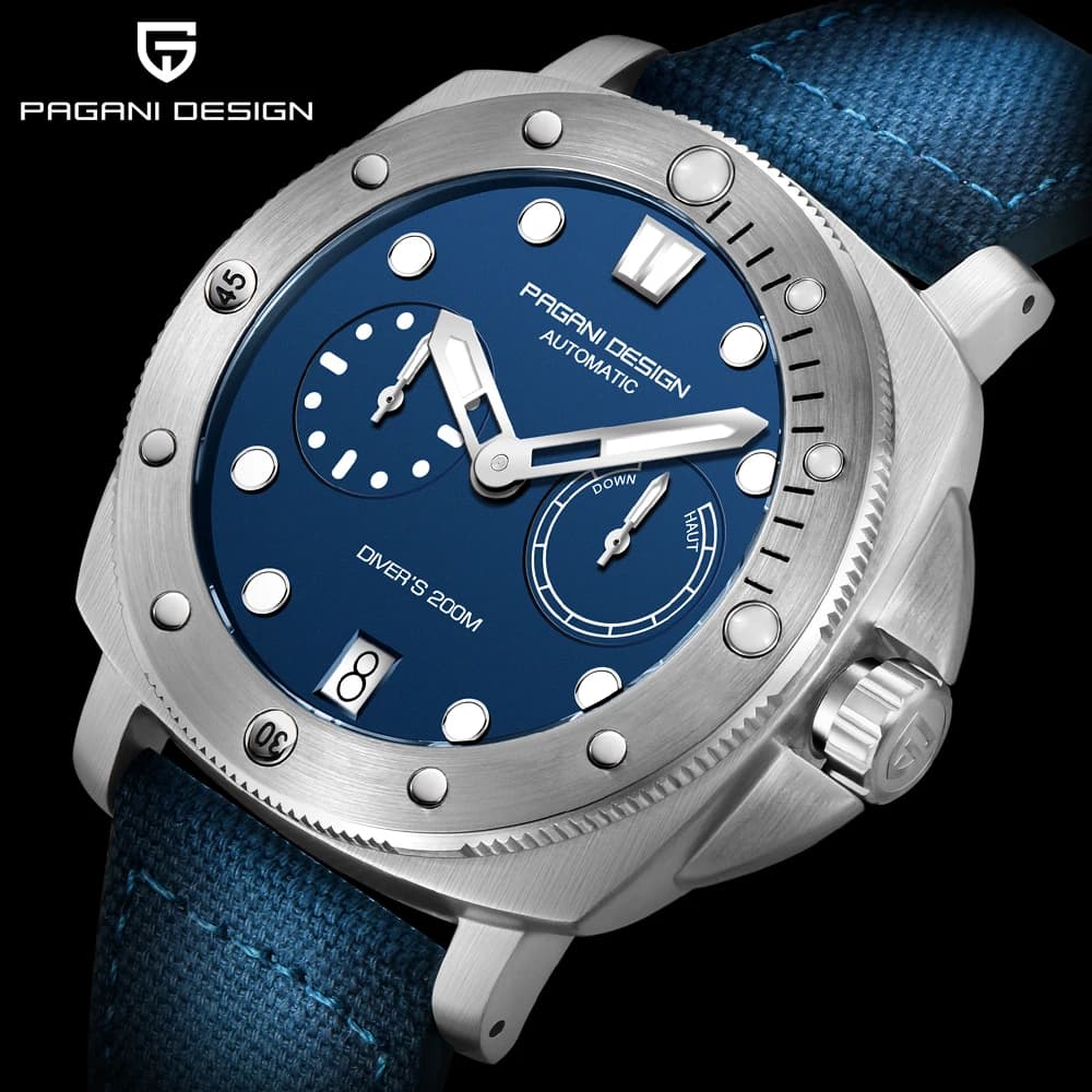 PAGANI Design 2025 Nuovi orologi meccanici automatici da uomo Top Brand di lusso 200M Orologio da uomo con zaffiro AR impermeabile
