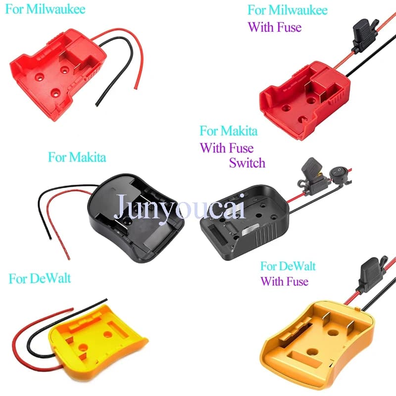Battery adapter converter for Makita Dewalt Milwaukee 14.4V 18V 20V Lithium Ion Battery Converter Battery for DIY Power Tools