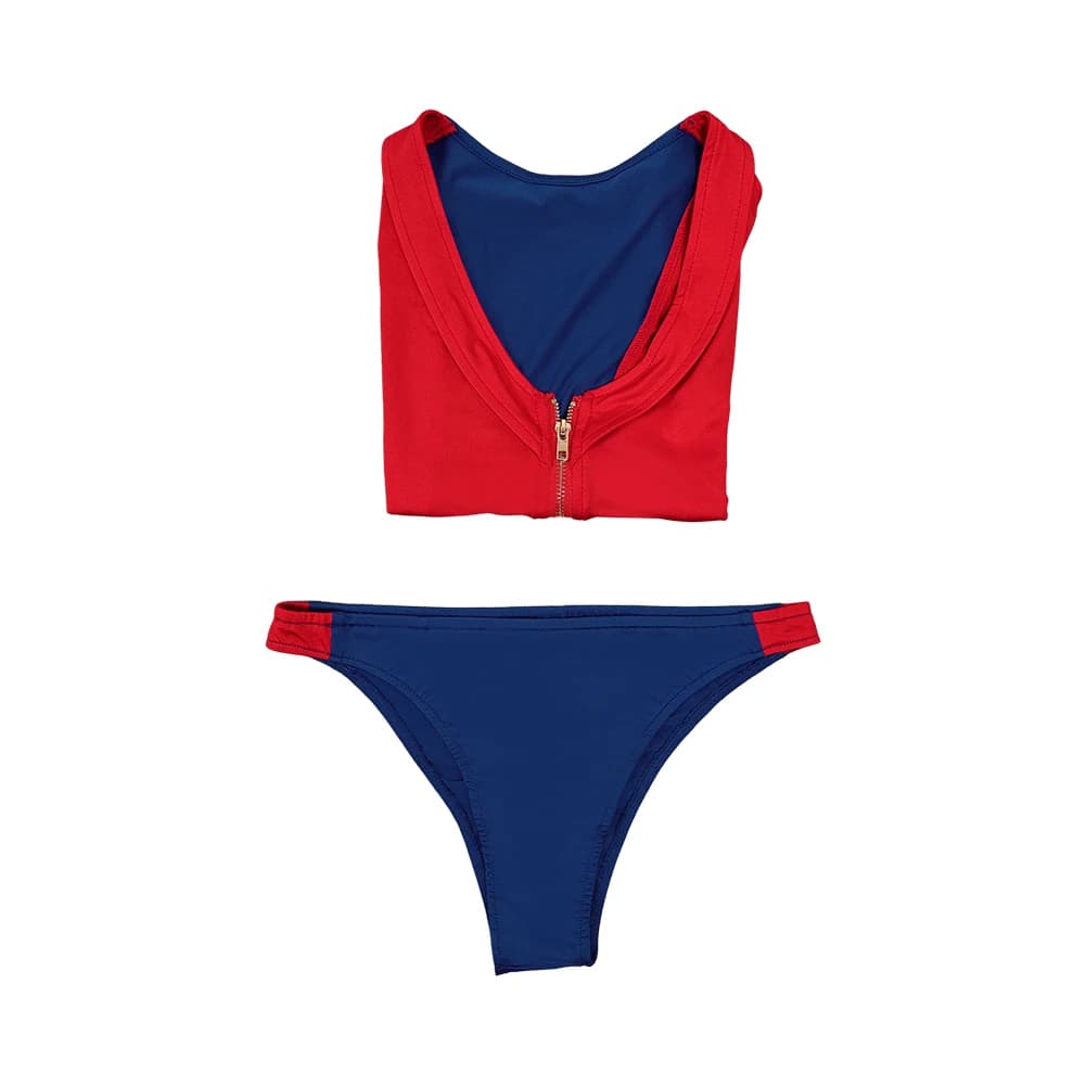 Costume da Bagno Quinn di Baywatch per Cosplay, Abbigliamento Estivo per Donna, Travestimento per Feste, Costume Femminile per Halloween, Outfit per Carnevale