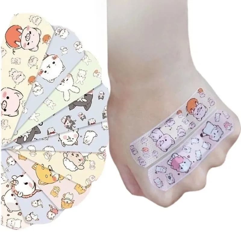 120 Pz/set Cartoon Cerotti Per Bambini Cerotto Modello Animale Sveglio Impermeabile Medicazione Della Ferita Nastro Patch Bende Adesive