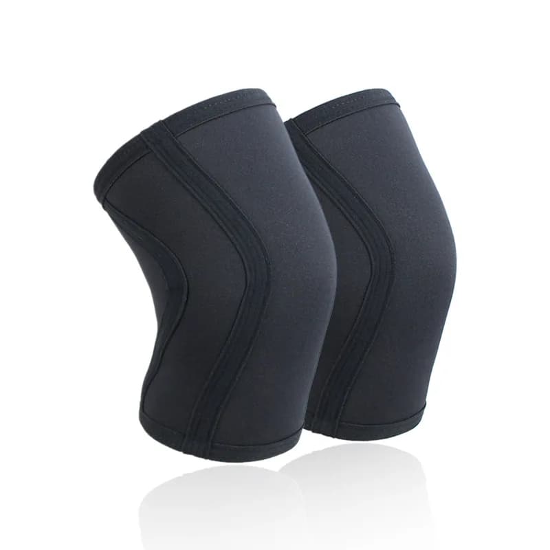 Ginocchiere in neoprene da 7 mm per ginocchiera per squat Protezione di supporto Uomo Donna Palestra Sport Compressione per sollevamento pesi CrossFit