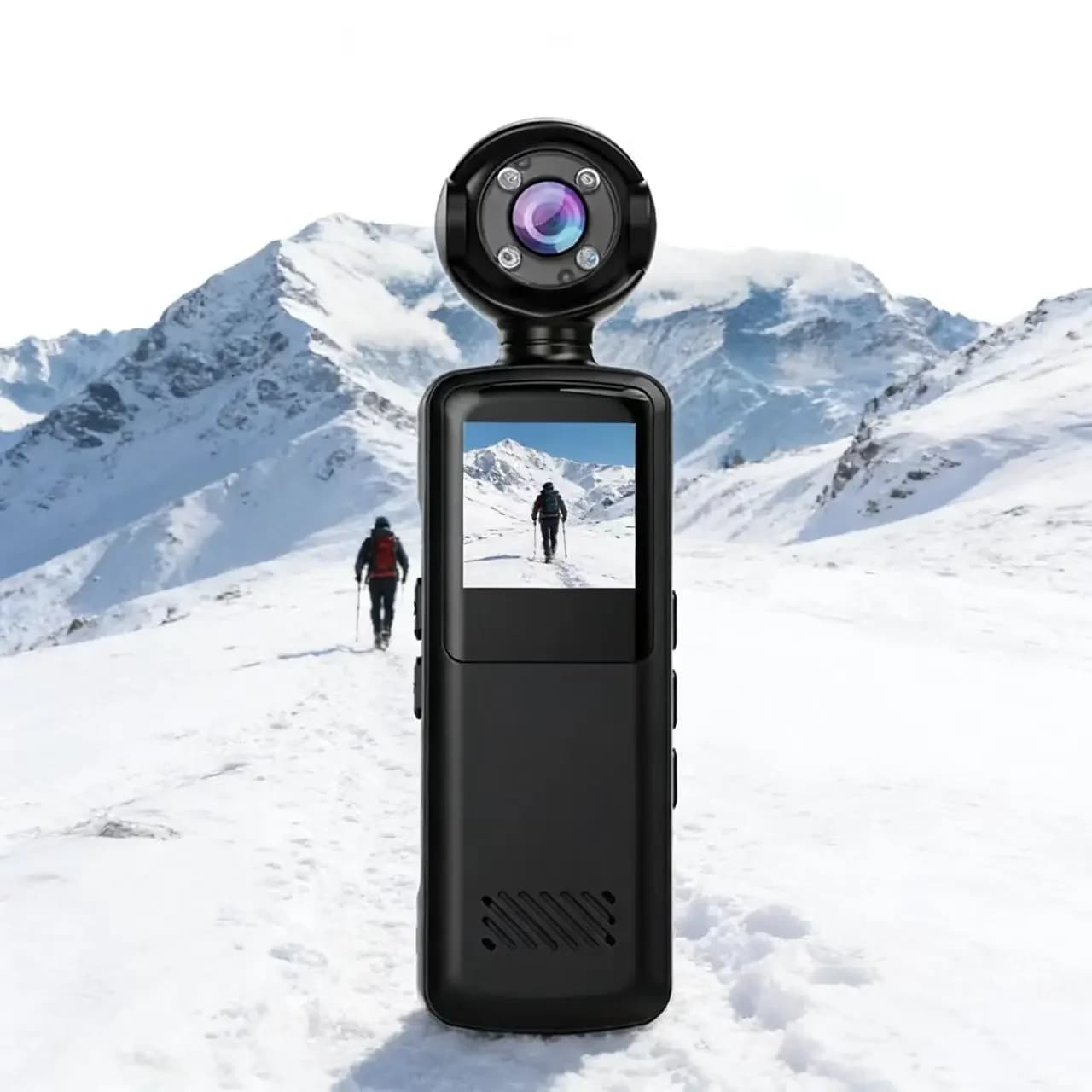 Videocamera d'Azione HD 1080P con WiFi, Visione Notturna, Anti-Shake, per Ciclismo e Sport all'Aperto, Nuovo Modello 2026, Mini Registratore Video Portatile