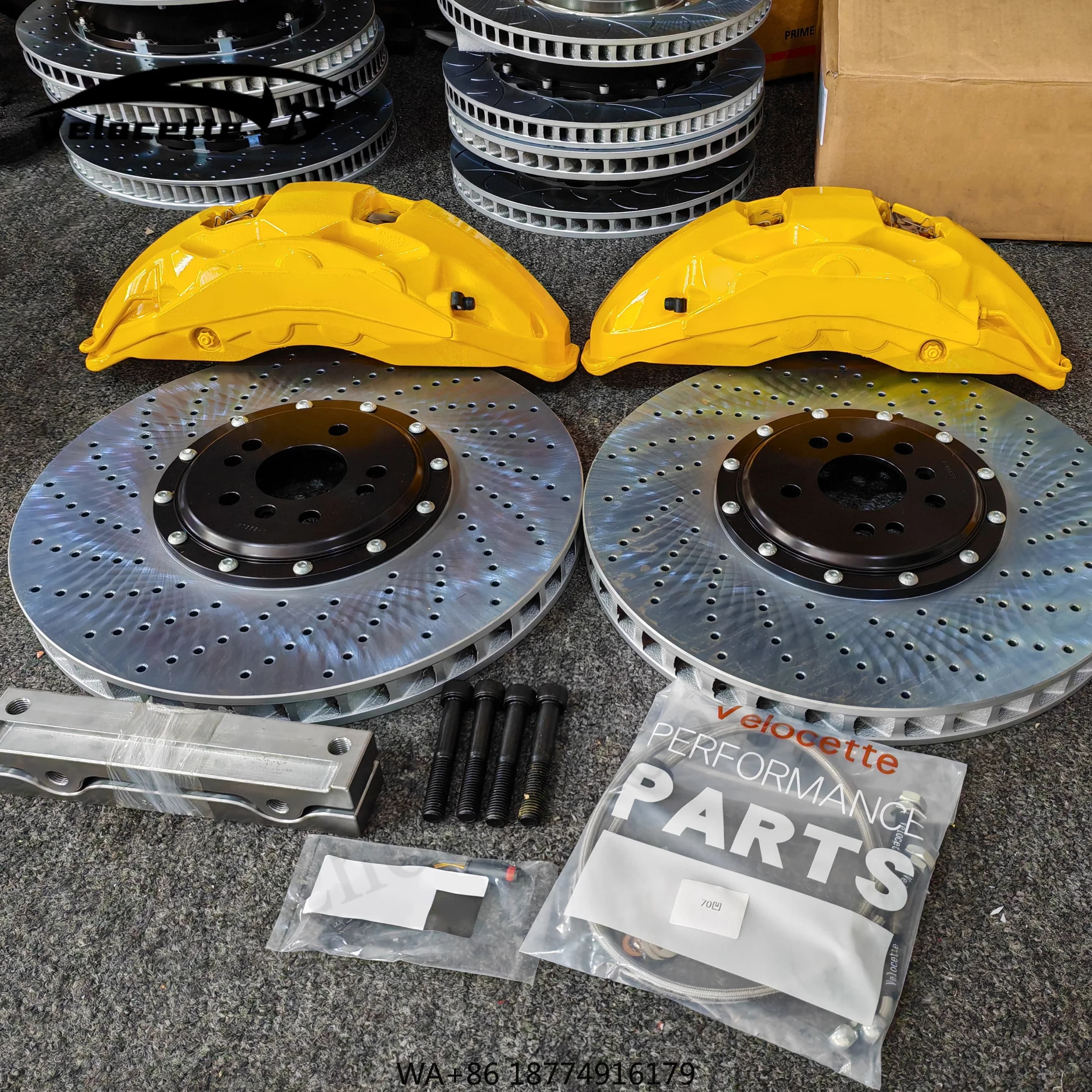 Pinza Freno Racing a 10 Pistoni per Akebono 10n, Compatibile con Modelli XJ, Model X, CT6, XT6