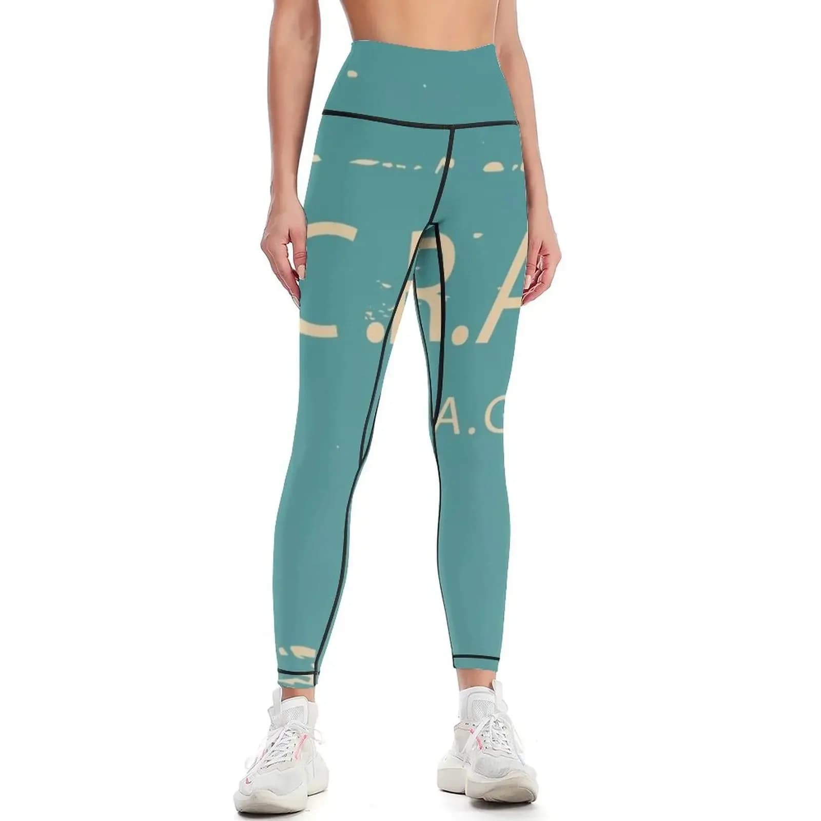 Leggings VINTAGE push-up da donna per palestra e fitness