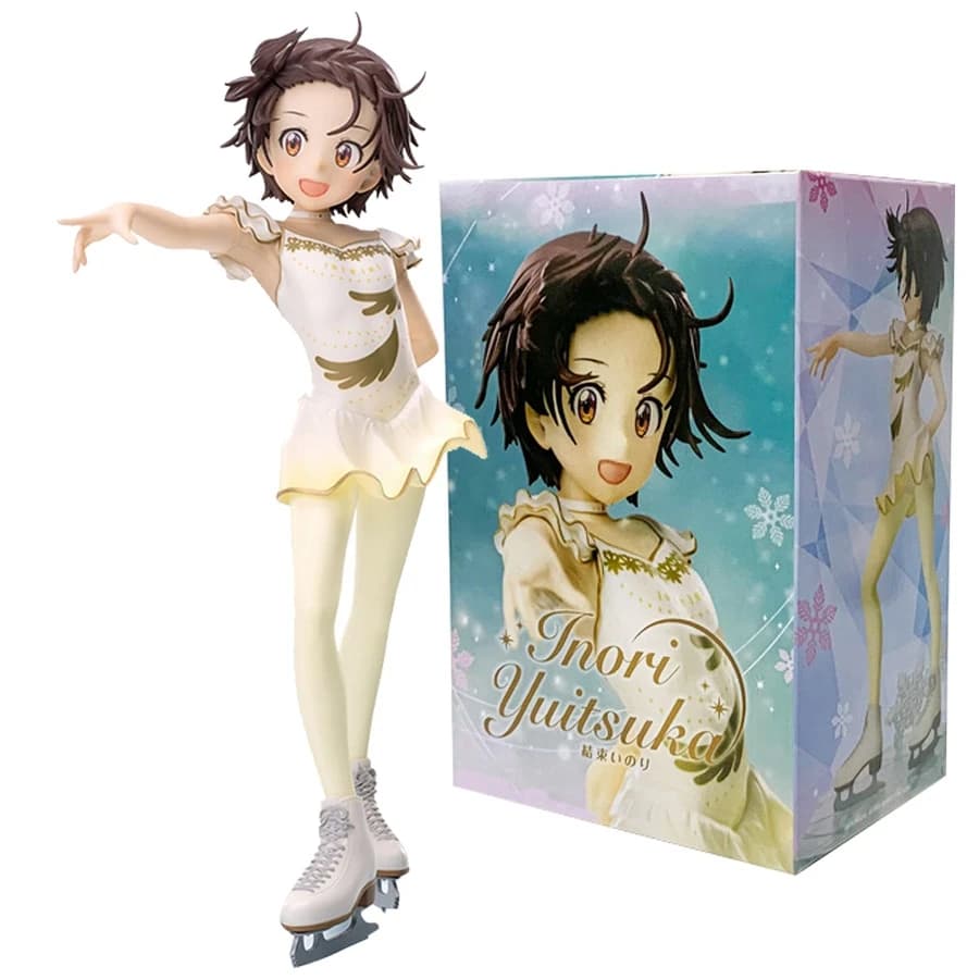 17 cm/6.69in Medaglia Anime Figura Skate Yuitsuka Inori Action Figure Auto Room Decorazioni PVC Collezione per adulti Modello Giocattoli bambola