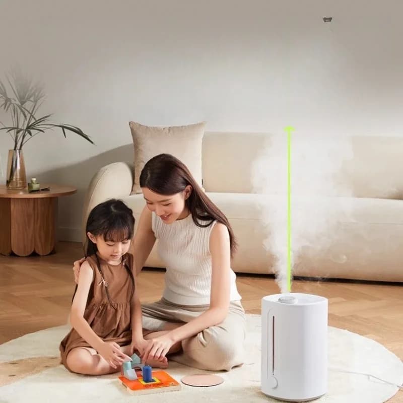Umidificatore Domestico per Camera da Letto, Silenzioso, per Donne in Gravidanza e Neonati, Nebbia Intensa, Purificazione dell'Aria, per Ufficio e Scrivania