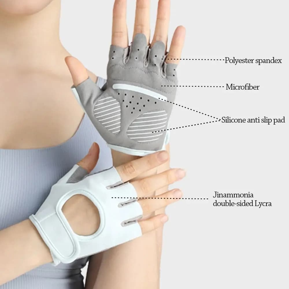 Anti-slip training gloves Light and breathable cycling gloves Wear resistant fitness gloves for shock absorption Outdoor sports