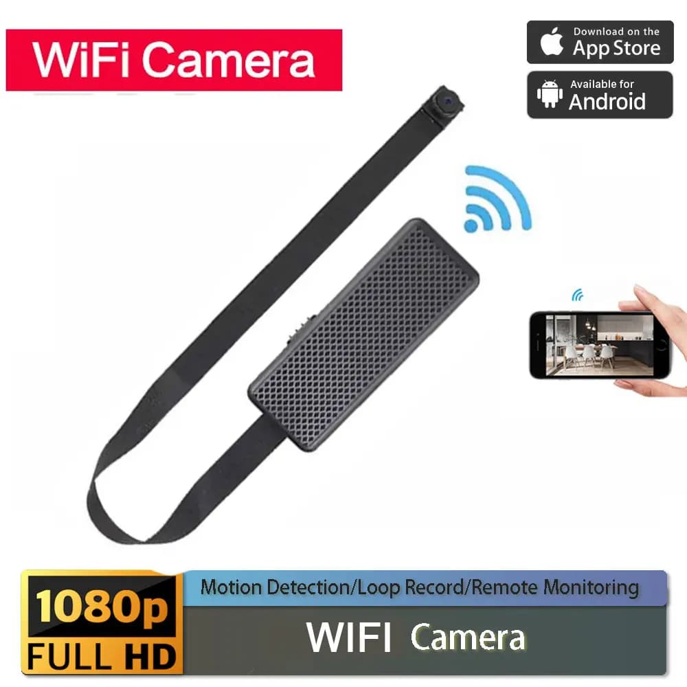 Telecamere 1080P Telecamere wireless WiFi Telecamere tascabili portatili con rilevamento del movimento per la sicurezza domestica