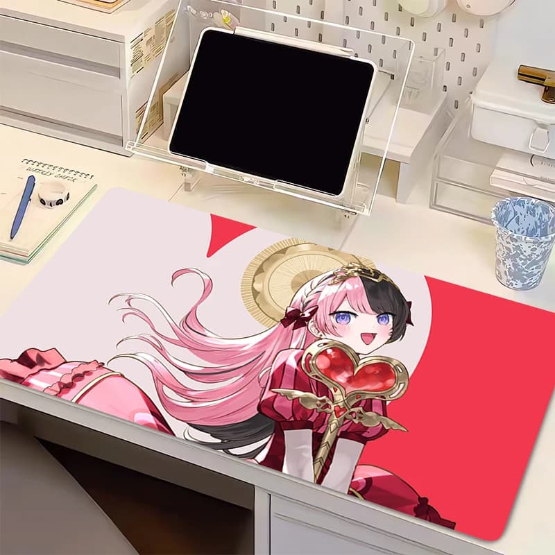 Tappetini per Mouse con Motivi Anime, Protezione per Scrivania, Mousepad da Gaming, Decorazione per Tavolo da Ufficio, Tappetino Lungo per Tastiera, Tappetini per Computer da Gamer