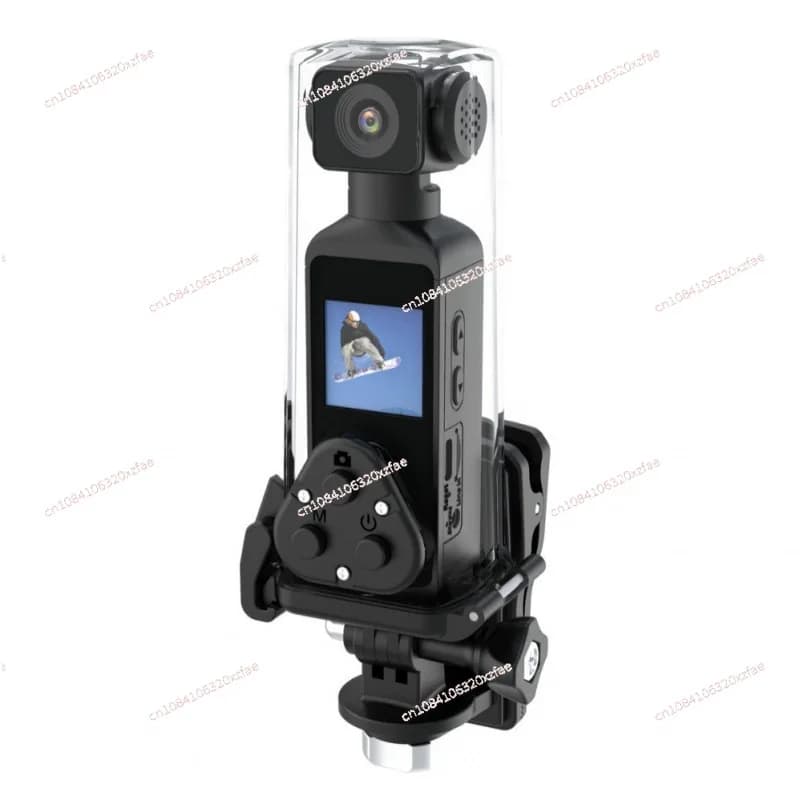Nuova fotocamera tascabile sportiva 4K con obiettivo rotante a 270 gradi con fotocamera per moto portatile compatta creativa