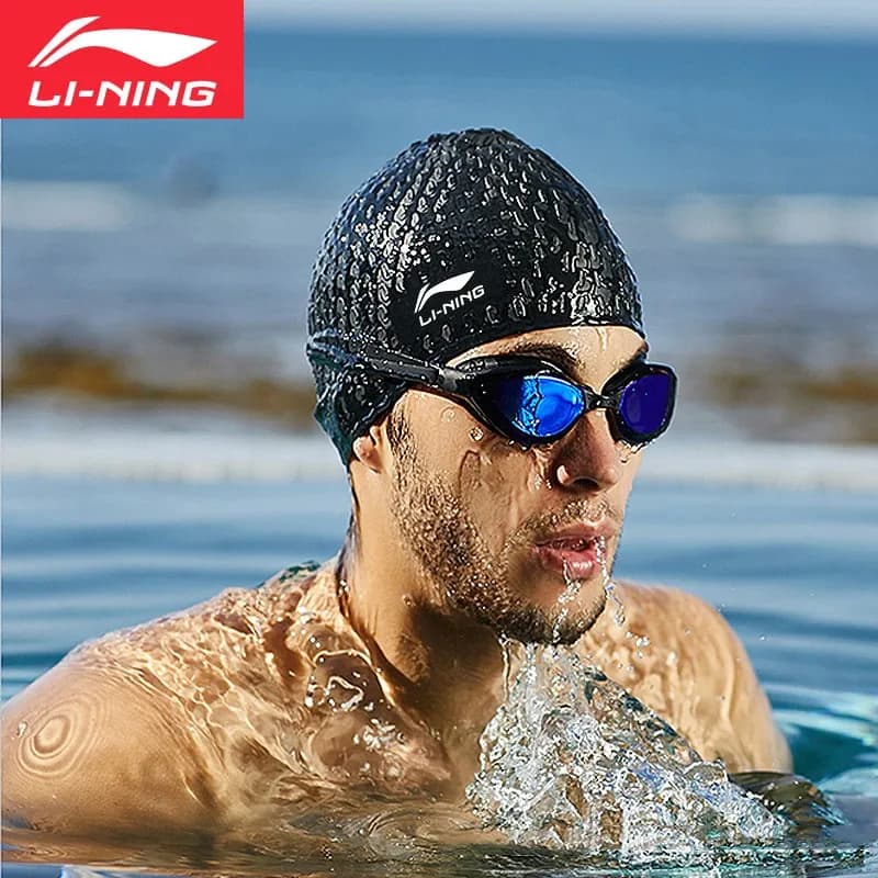 Women's Waterproof High Elasticity Flexible Silicone Ear Protection Swimwear For Professional Adjustable Hair Surf Diving Beach Hat