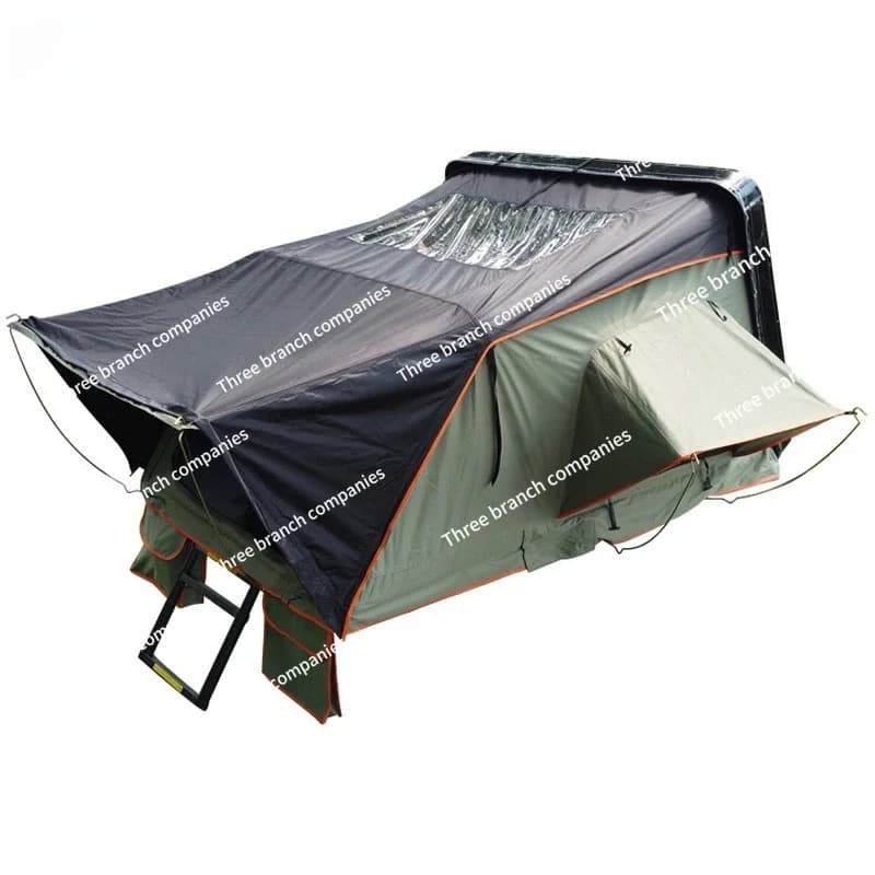 Tenda da Tetto per Auto con Apertura Idraulica Automatica, Grande Tenda Pieghevole per Campeggio e Viaggi su Strada