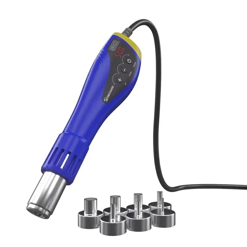 HT-958 Micro Pistola Ad Aria Calda Temperatura Regolata 600W Saldatura Rilavorazione Strumento di Saldatura LCD Digitale Per BGA IC Saldatura Pistola di Calore Strumenti