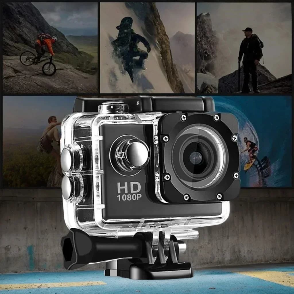 Full HD 1080P 2 Inch Sports DV Camera Mini Car Cam Pro with Accessories