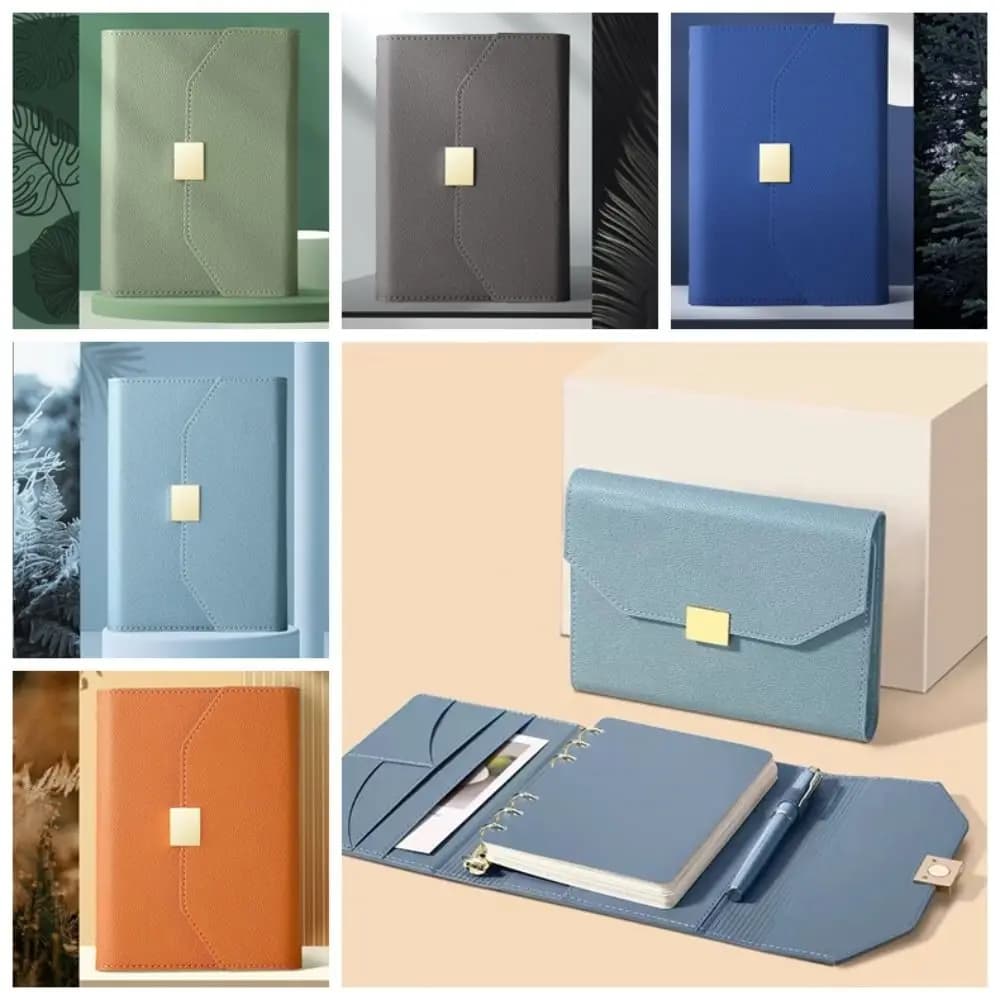 Diario Agenda Planner A5 A6 Raccoglitore Notebook Copertina di carta Organizzatore Diario Blocco note Raccoglitore fai da te Notebook Minimalismo Pelle PU