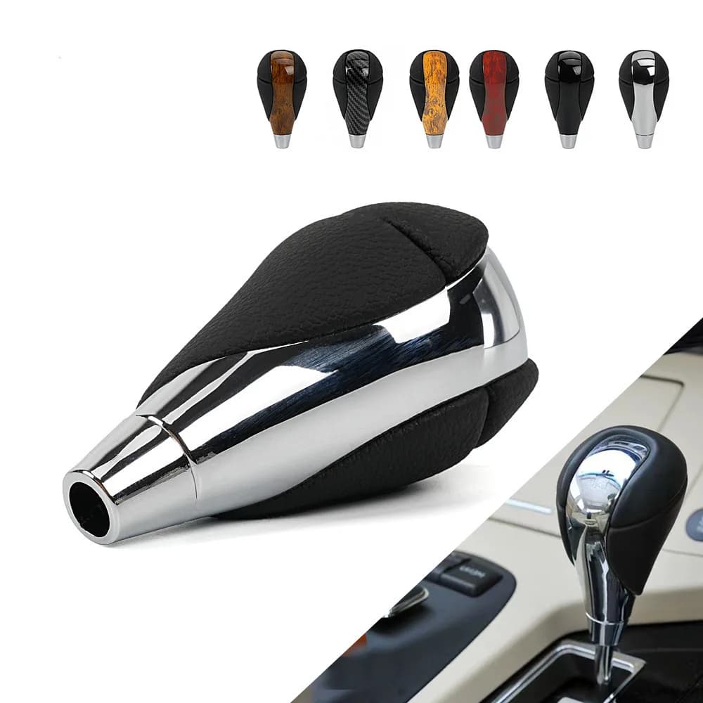 Gear Stick Head Shifter Lever Handball Plating Walnut Carbon Fiber Gear Shift Knob For Toyota For Lexus IS RX3 ES GS LS SFN147