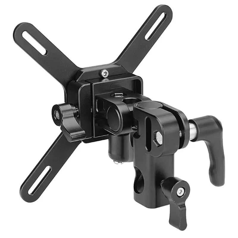 New: Adjustable monitor bracket with quick release swallow tail clip, VESA support suitable for 13 to 32 inch LCD screen