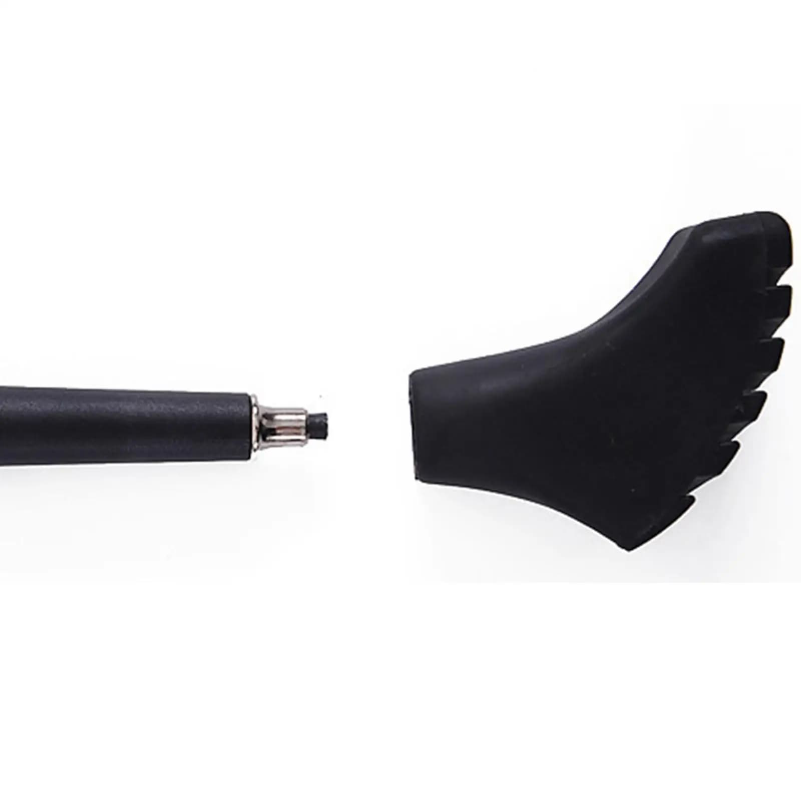Trekking Poles Tips Rubber Trekking Cane Tips Antiskid Protectors Part Rubber Feet for Mountain Climbing, Mountaineering