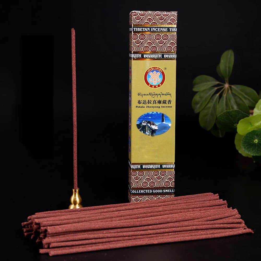 Bastoncino di incenso Potala tibetano, incenso naturale per dormire, incenso della medicina tibetana per Buddha, purificazione, incenso in stick calmante