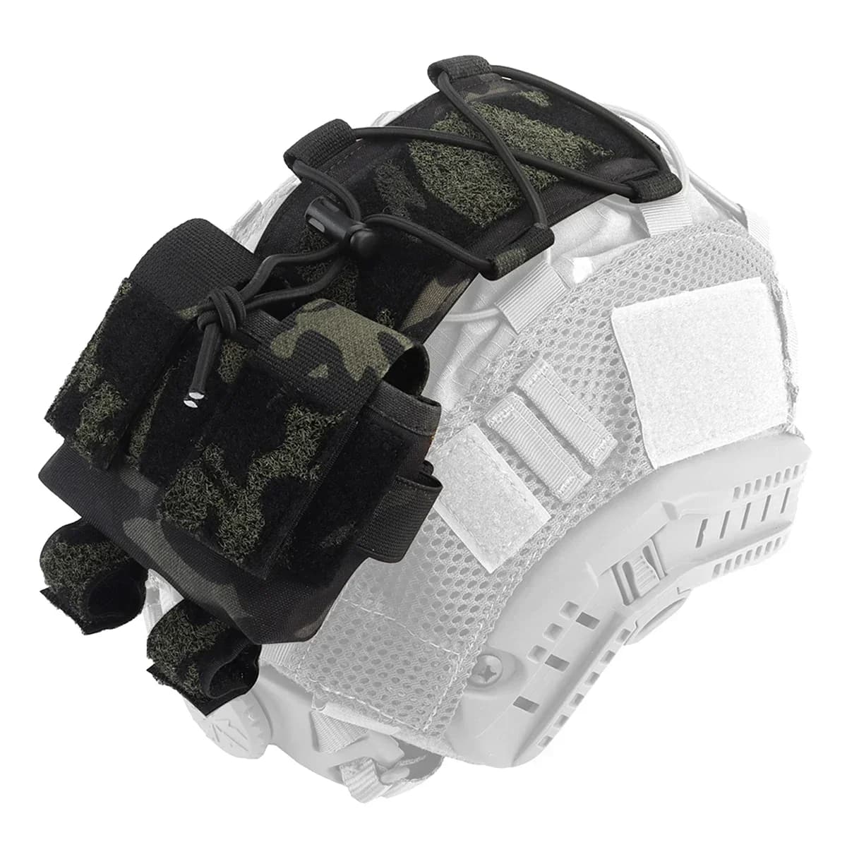 Custodia tattica per casco veloce MK2 Custodia per fondina per caccia softair Custodia per batteria Combattimento Equilibrio Borse per pesi CS Gioco di sopravvivenza